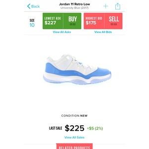 Jordan 11 Retro University Blue